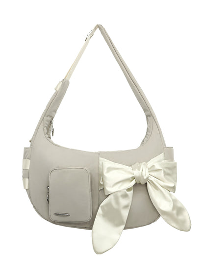 siweol Bow Cross Bag - Beige