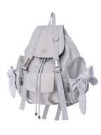 siweol Bow Backpack / Nylon Lavender Gray