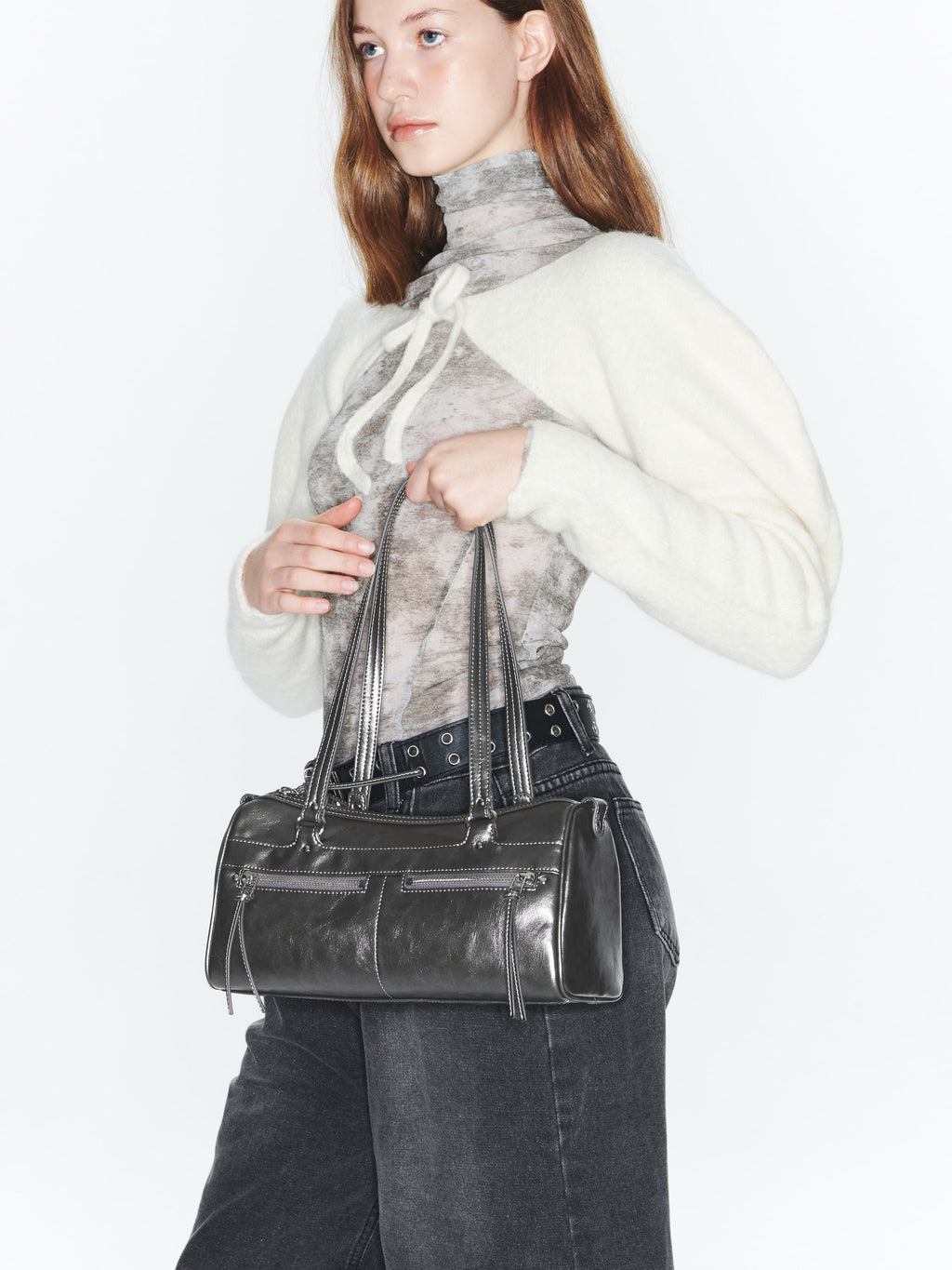 fennec Ready Duffle Shoulder Bag / Metal Grey