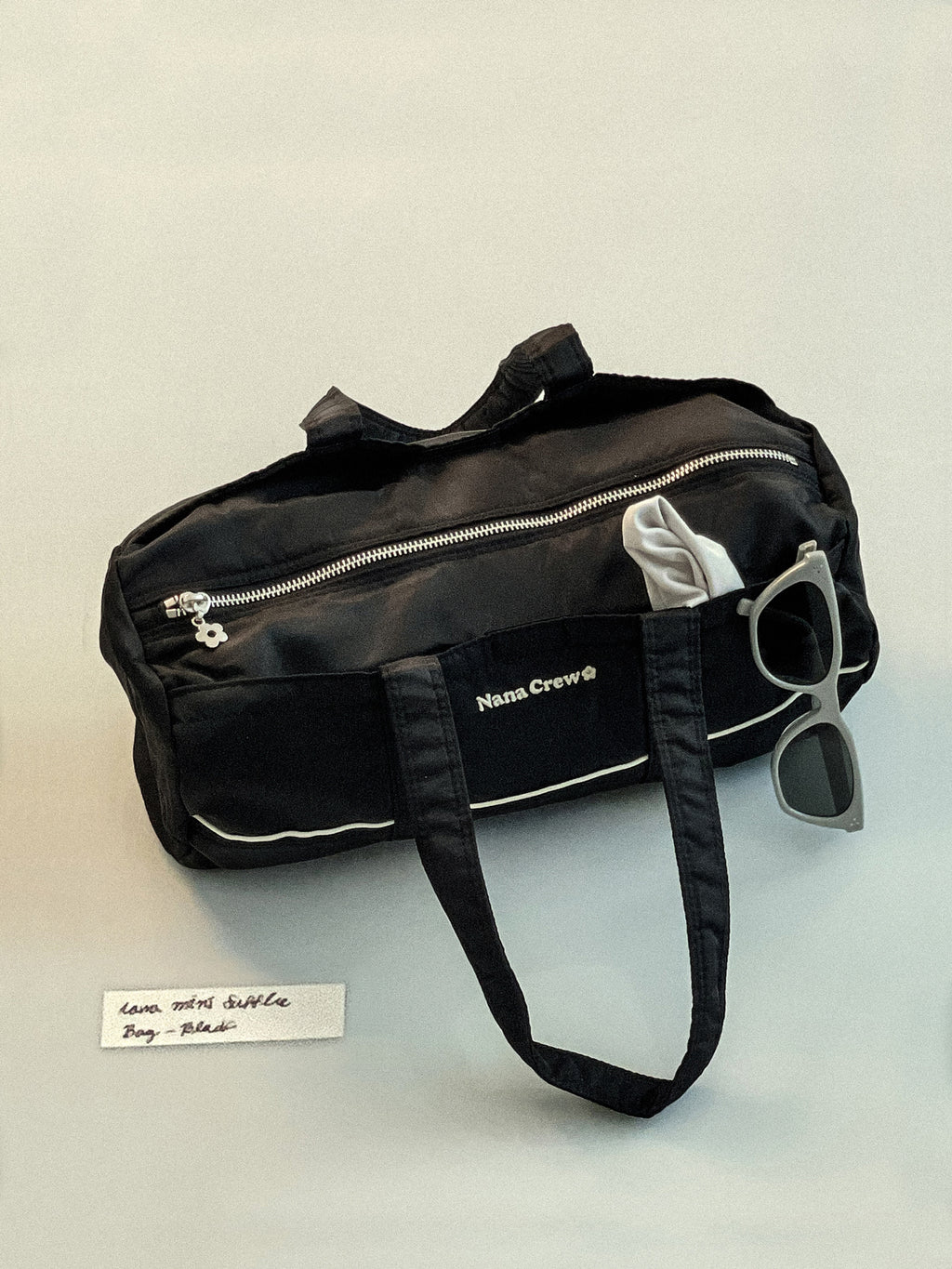 NANACREW MINI DUFFLE BAG - BLACK