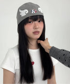 AE SYMBOL ANGEL WING CAP [GREY]