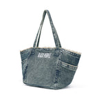 Denim Fringe Shoulder Bag