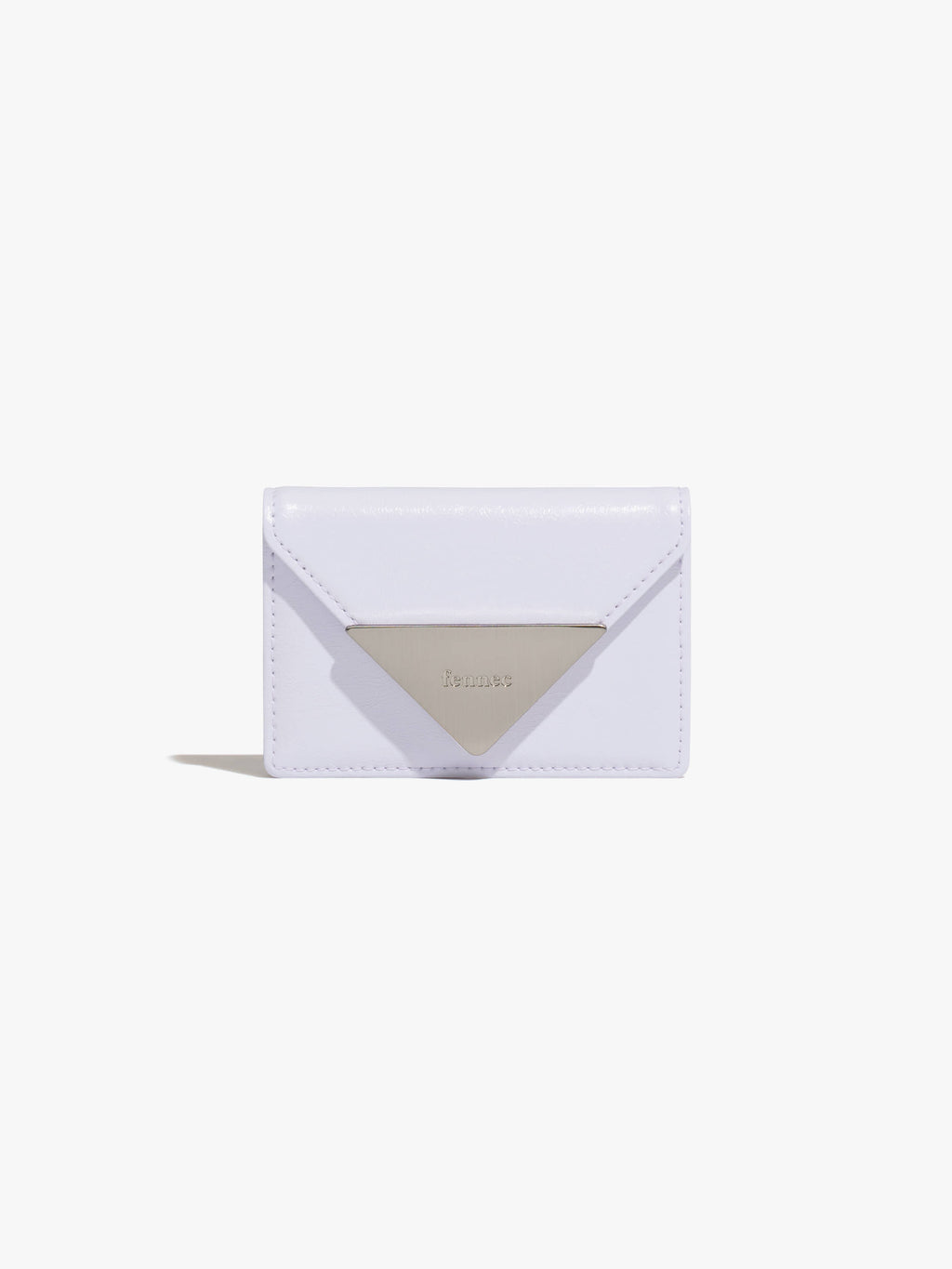 fennec Crinkle Triangle Accordion Pocket / fog lavender