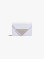 fennec Crinkle Triangle Accordion Pocket / fog lavender