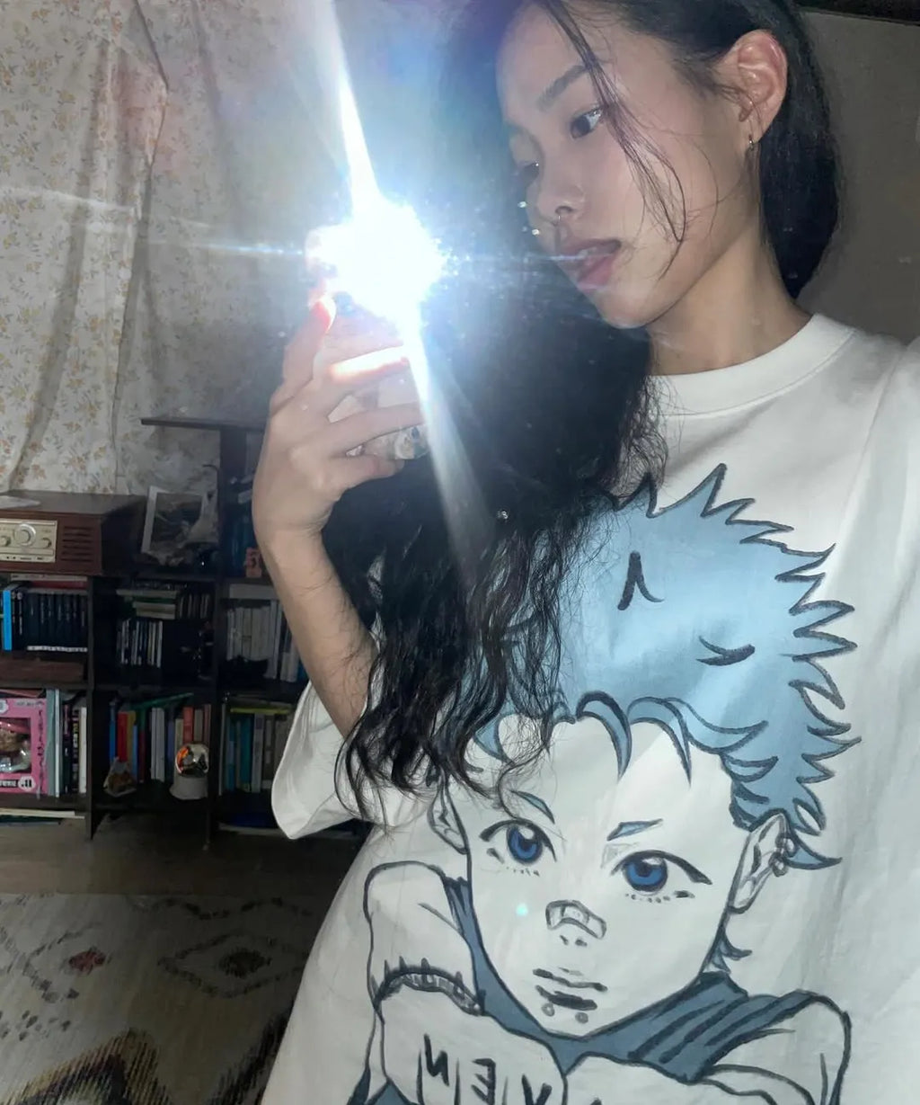 niceghostclub FIST BOY BIG BIG TEE_WHITE