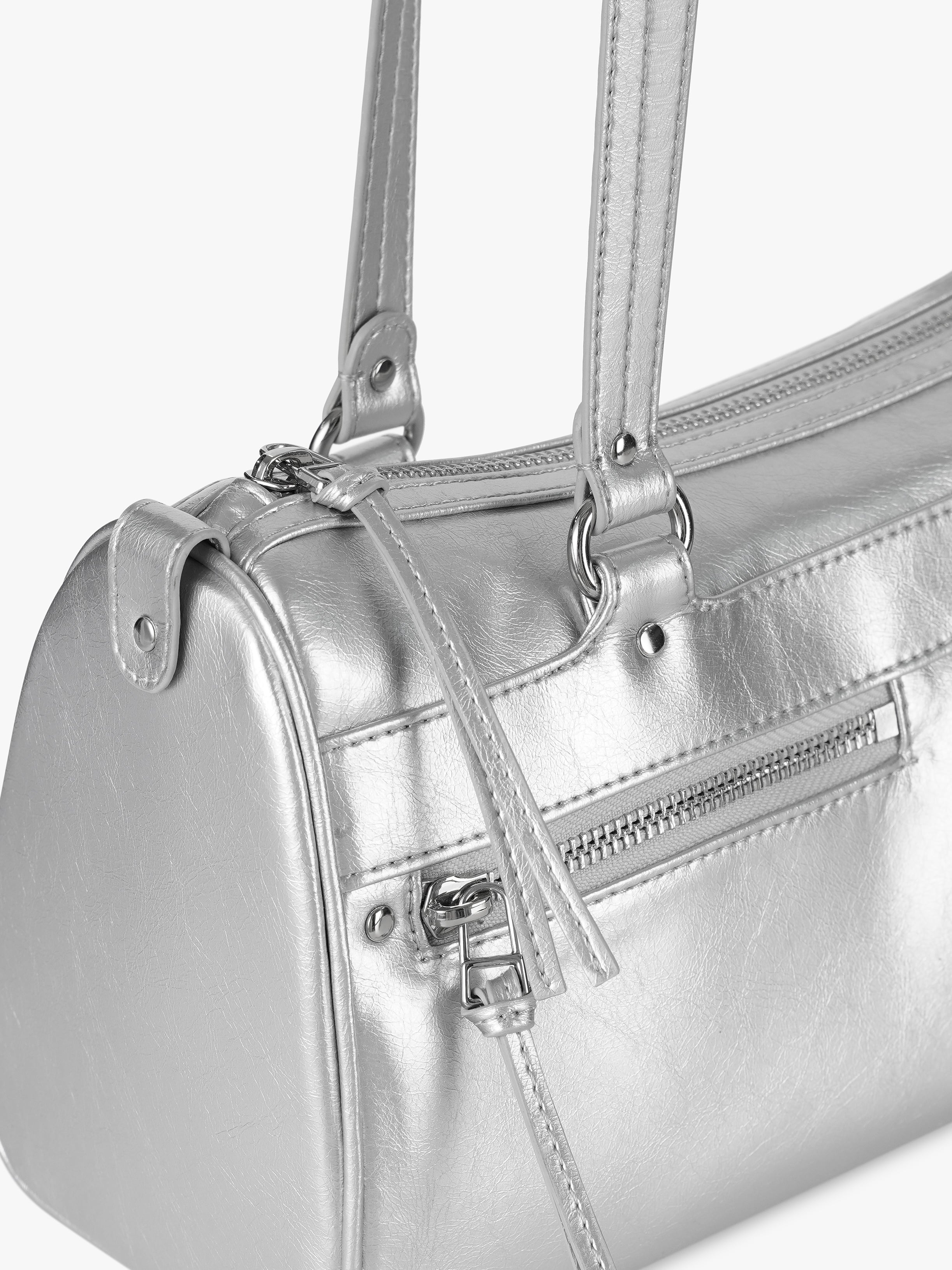fennec Ready Duffle Shoulder Bag / Silver