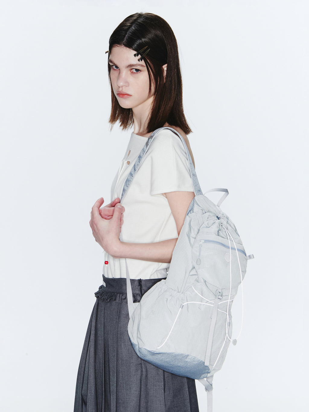 fennec Airy Pocket Backpack / Grey