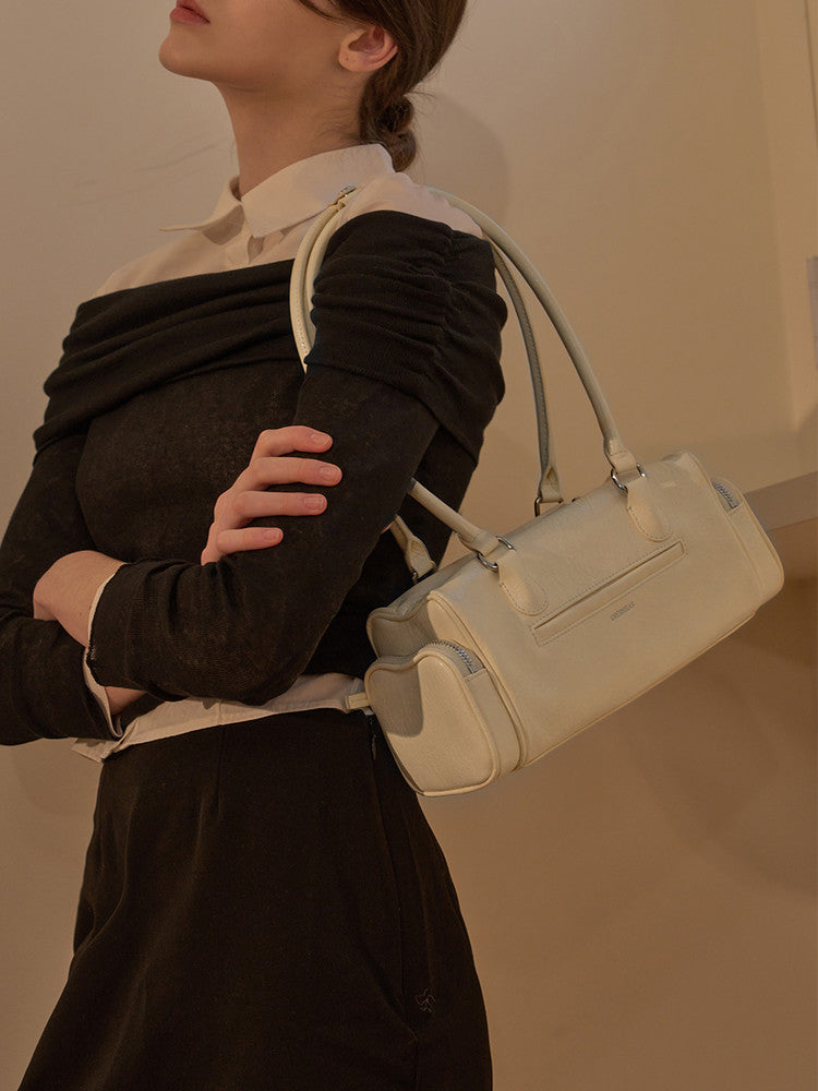 Pinné Shoulder Bag / cream butter