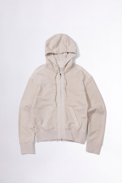 Sculptor Beaded Hoodie Zip-Up Pale Apricot