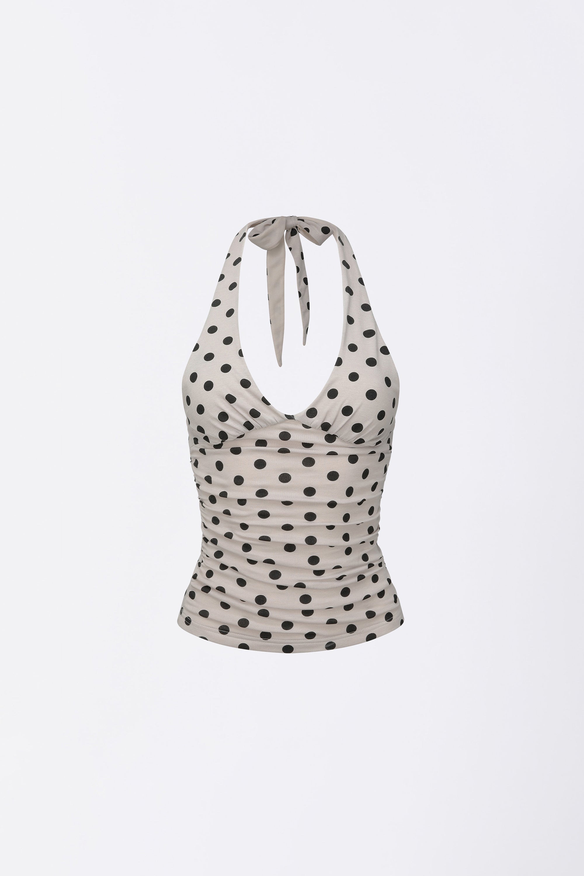 Dot Halter Top Raw