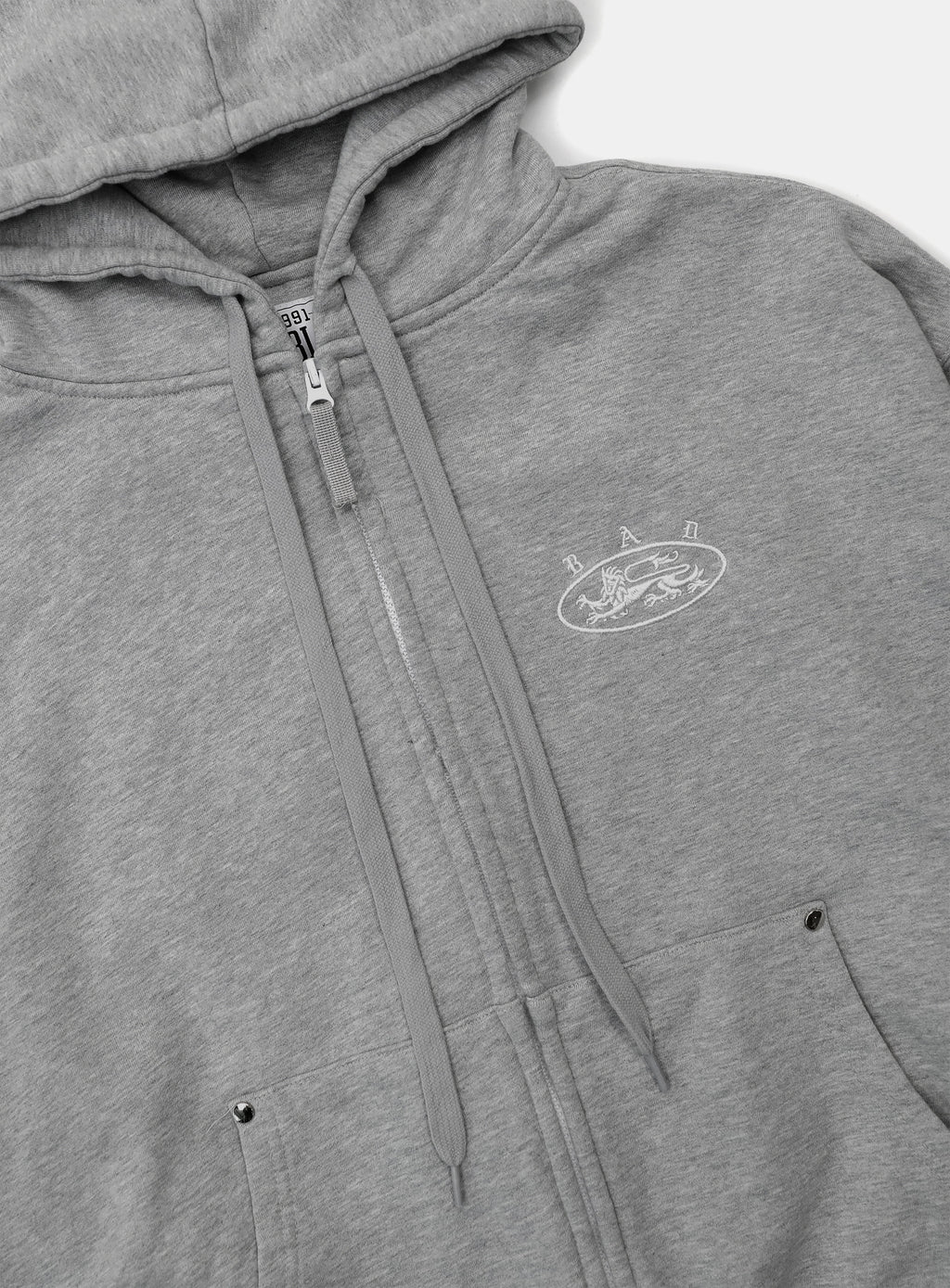 [25SS] BADBLOOD Mystic Capsule Hood Zip-Up / Grey