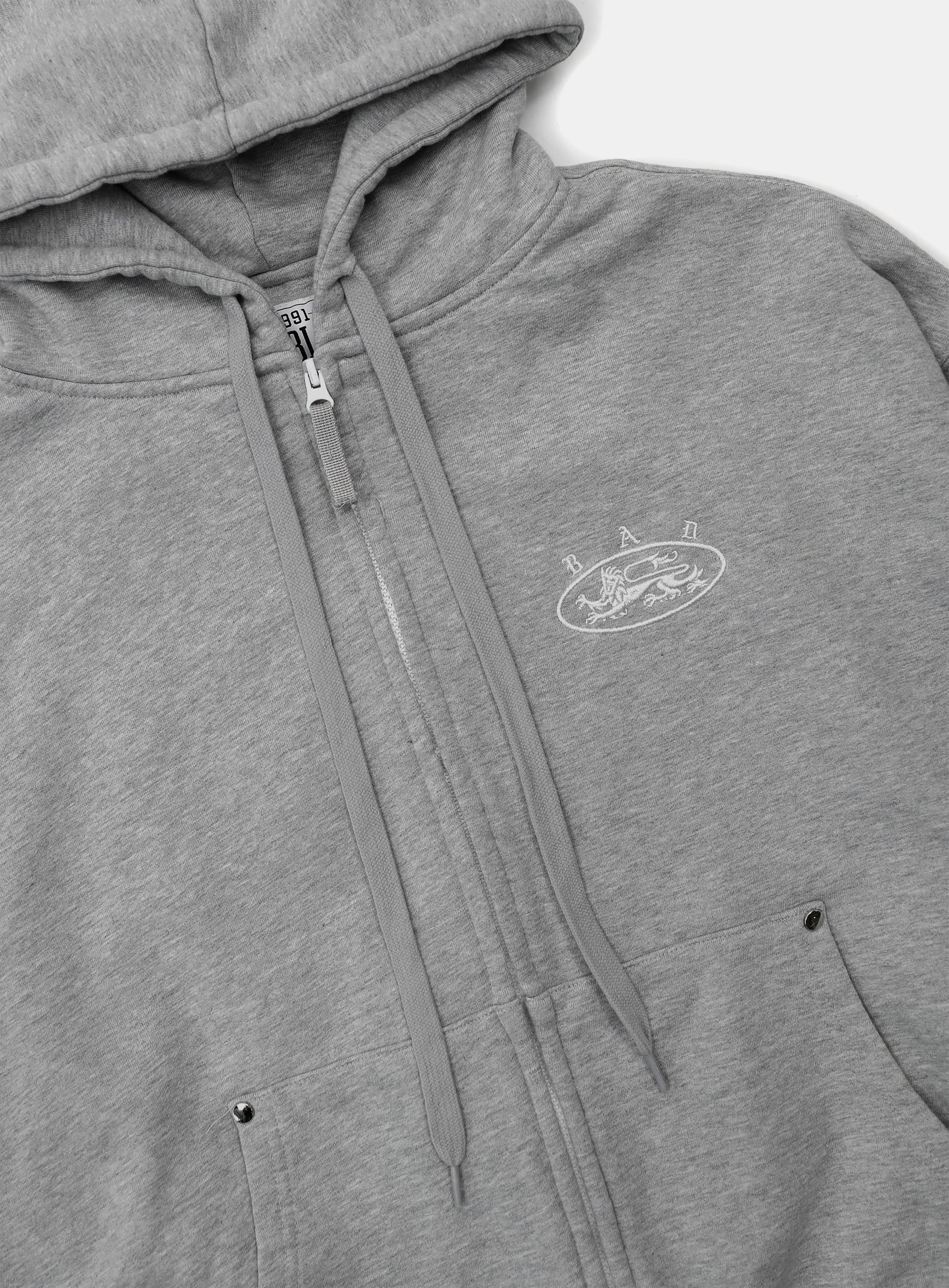 [25SS] BADBLOOD Mystic Capsule Hood Zip-Up / Grey