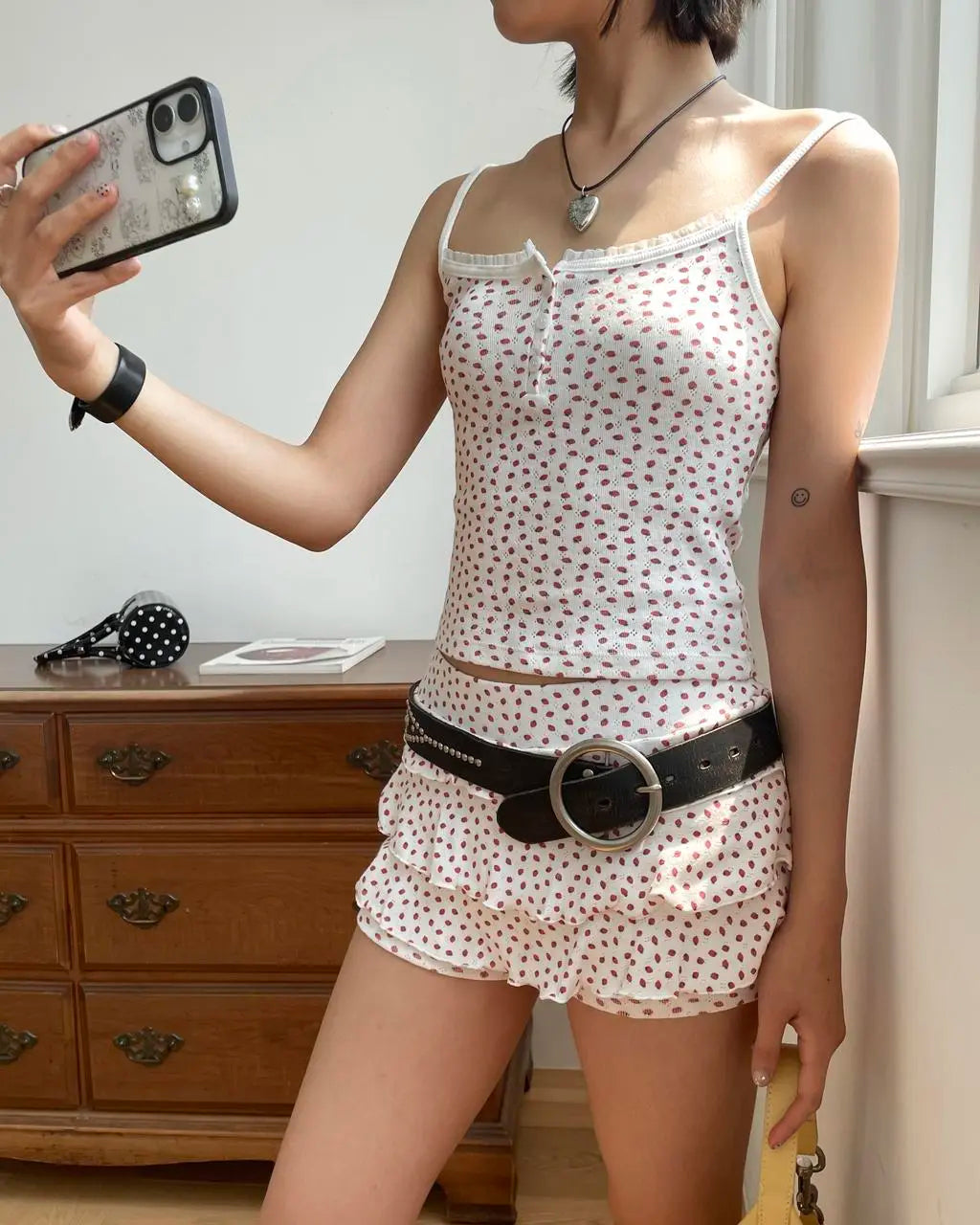 [韓國製造🇰🇷] Chitti Punching Lace Tank Top / 3colors