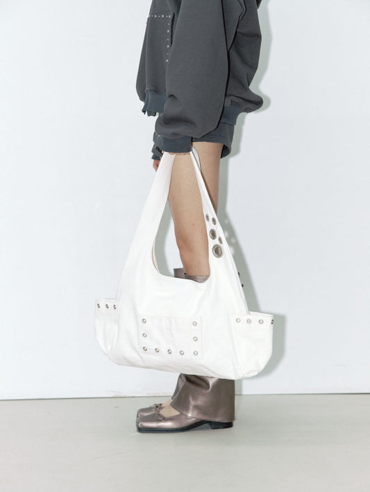 ASURA LUNA CANVAS BAG (WHITE)