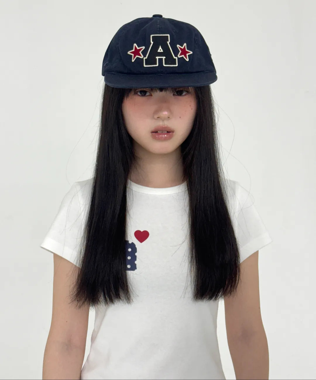 WASHED CAPITAL LOGO CAP [NAVY]