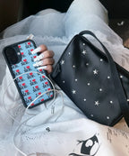 LOTSYOU_Twinkle Jelly Pouch Bag BLACK