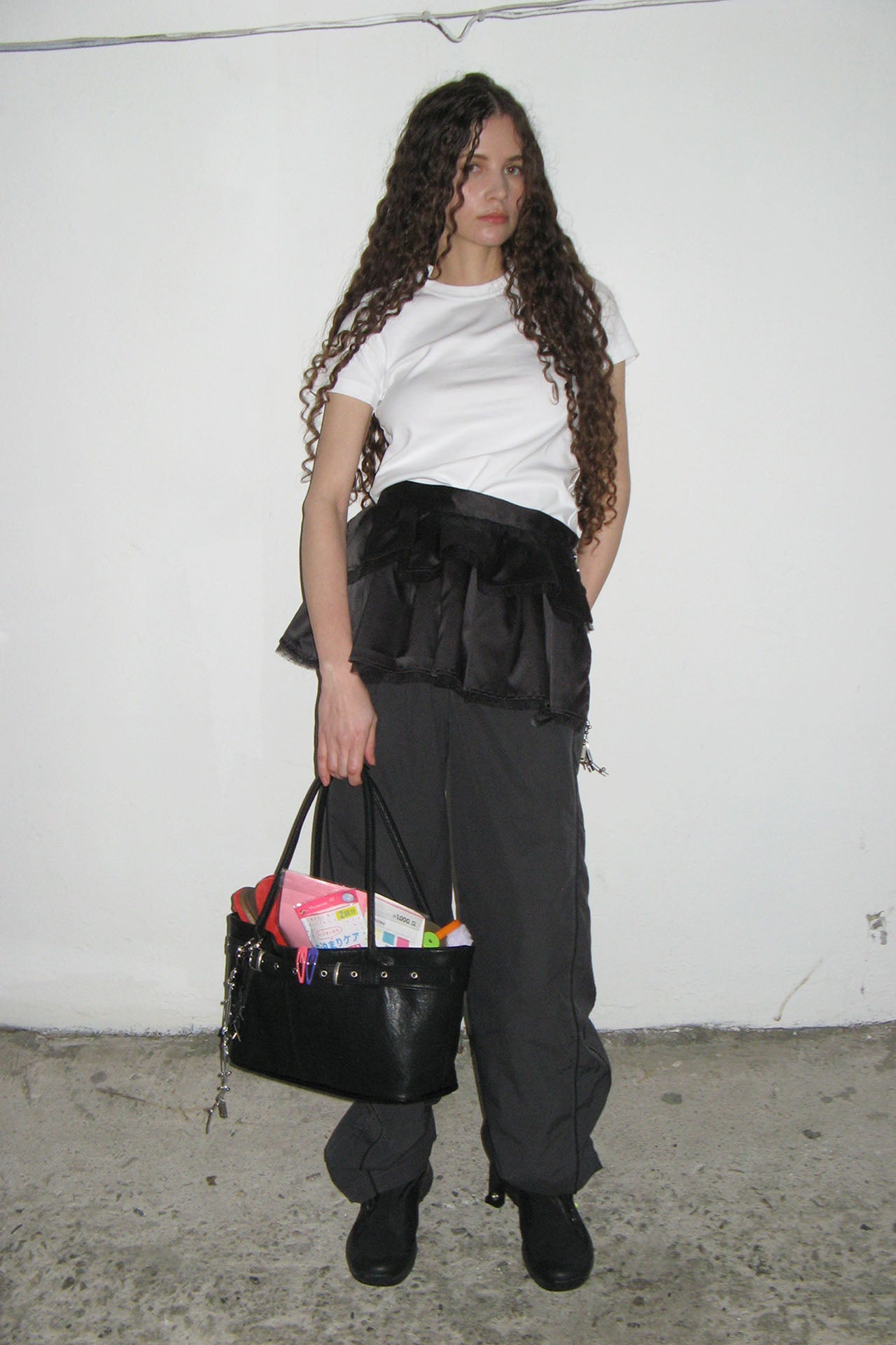 Yeomim belted boat bag (black)