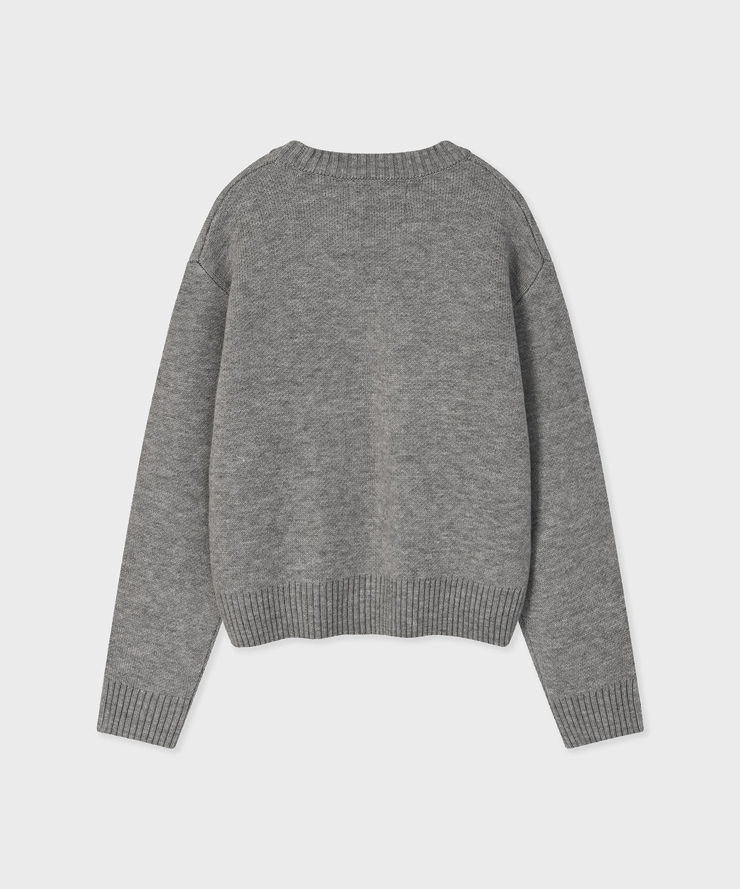 [Fallet x Lee] Sun Flower Knit / grey