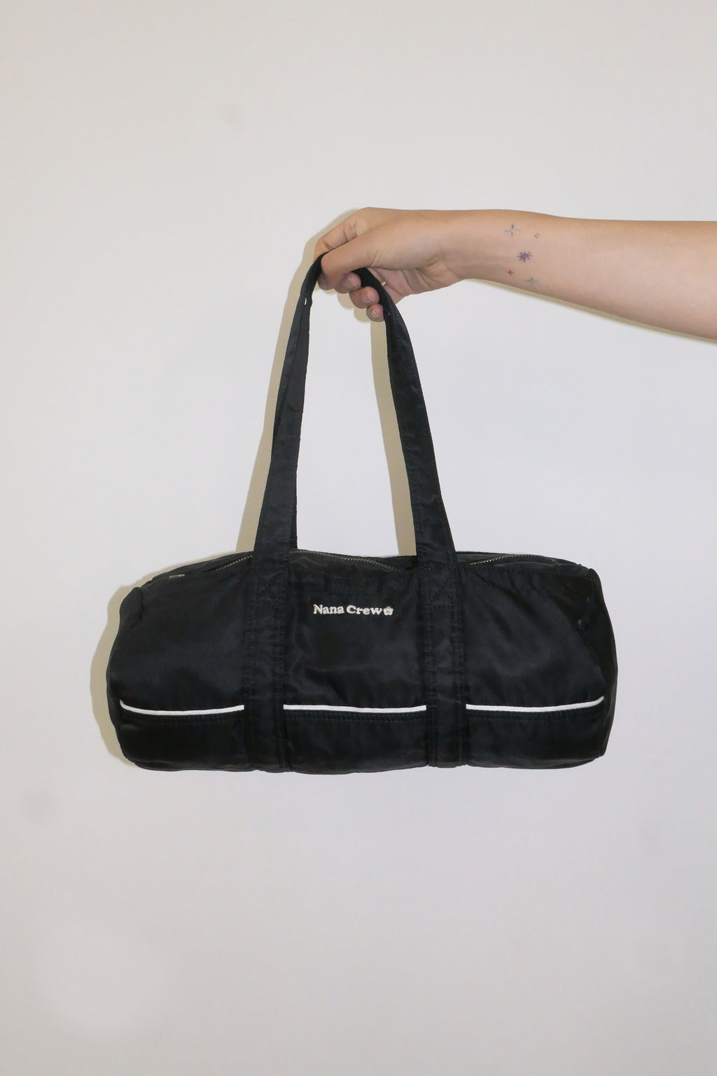 NANACREW MINI DUFFLE BAG - BLACK