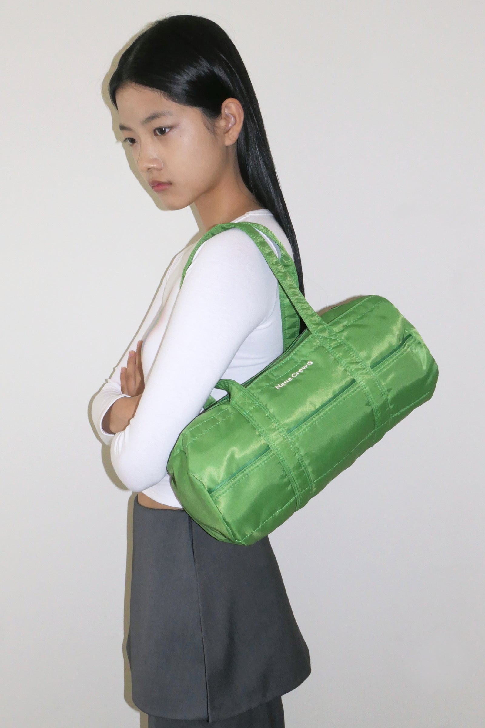 NANACREW MINI DUFFLE BAG - ANTIQUE GREEN