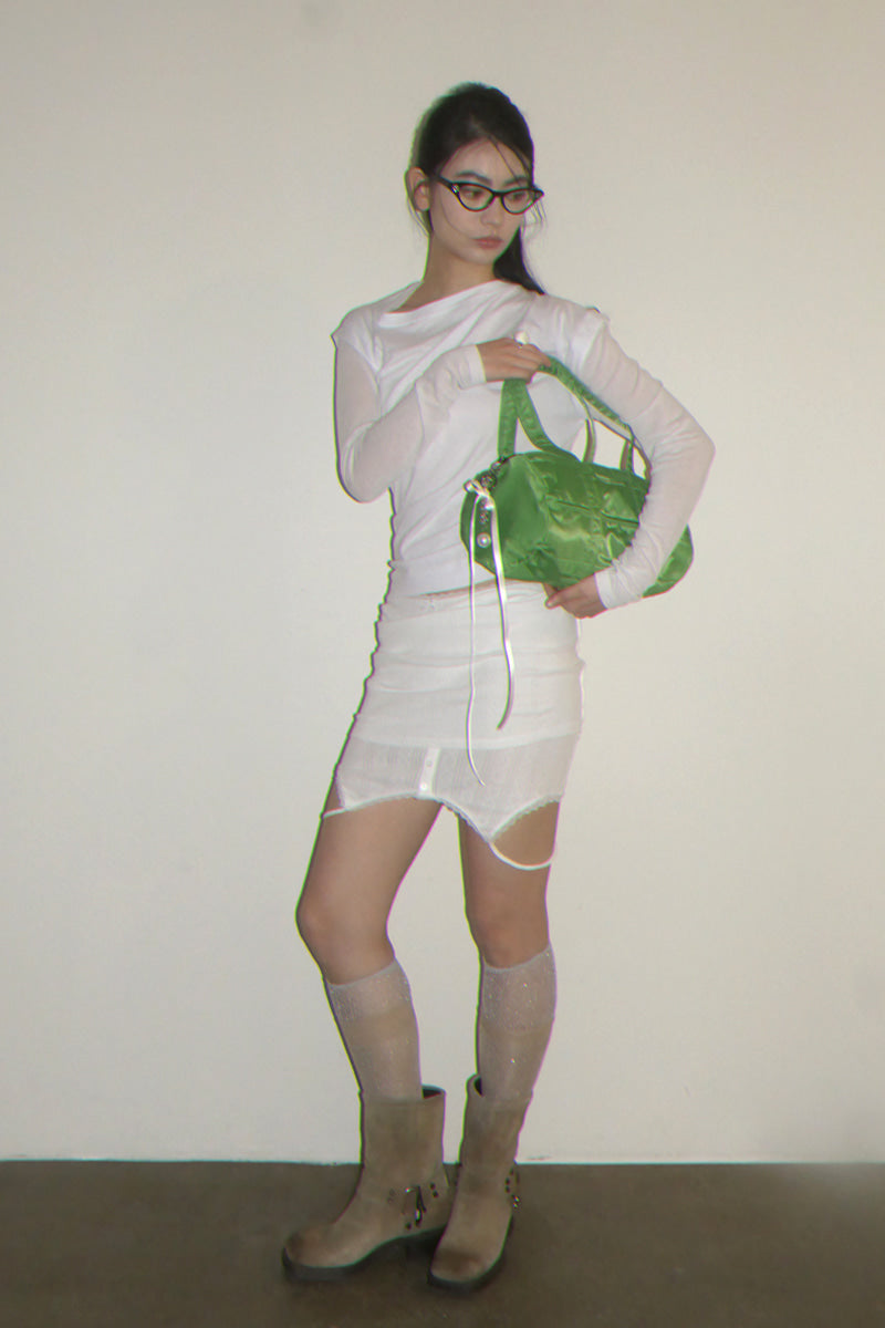 NANACREW MINI DUFFLE BAG - ANTIQUE GREEN