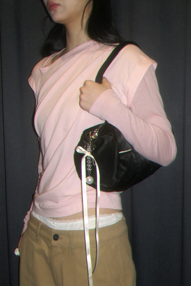 NANACREW MINI DUFFLE BAG - BLACK