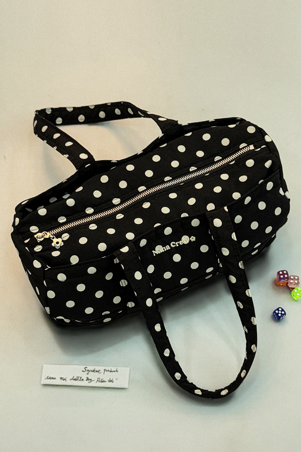 NANACREW MINI DUFFLE BAG - POLKA DOT