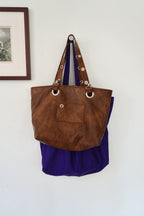 DEPC EYELET LEATHER BAG (VER.2) – BROWN
