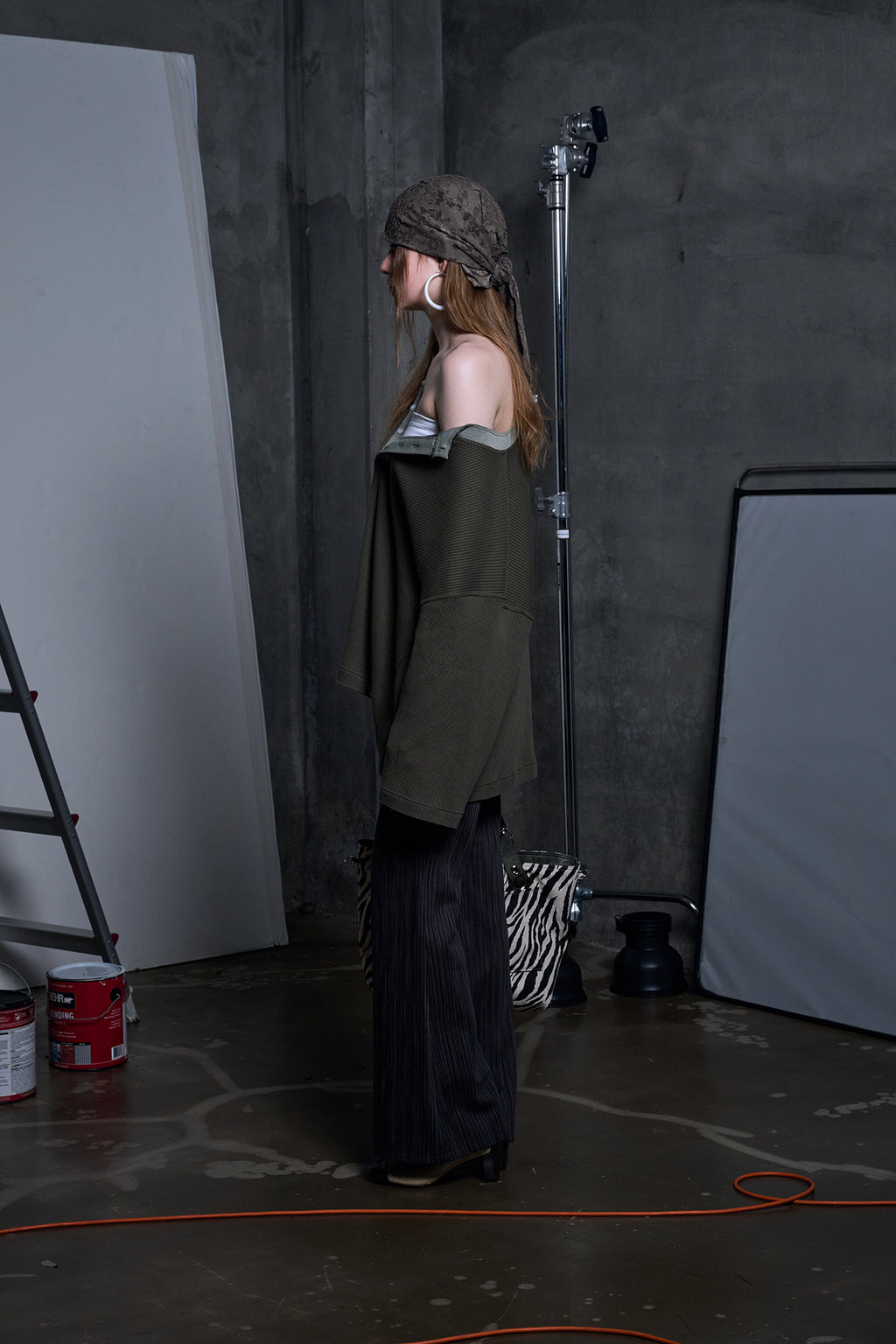 DEPC WAFFLE LONG SLEEVE T-SHIRT – KHAKI