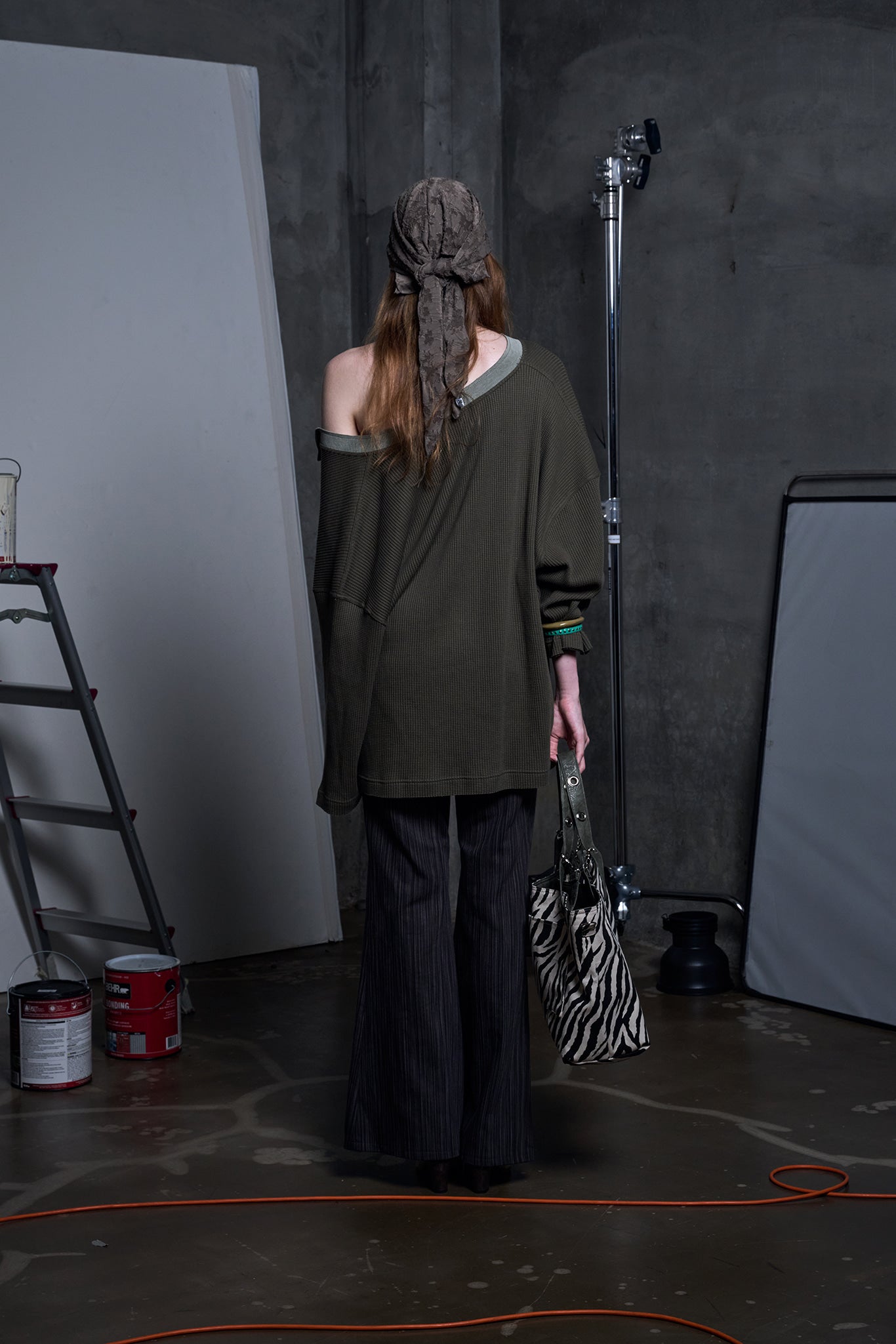 DEPC WAFFLE LONG SLEEVE T-SHIRT – KHAKI