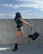 BLACKPURPLE Marco Bag / Black