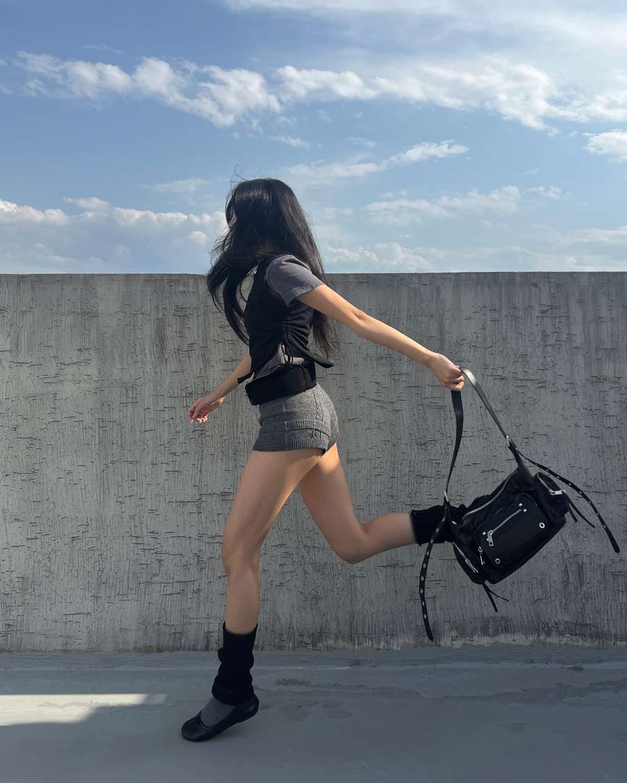 BLACKPURPLE Marco Bag / Black