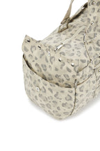 DEINETT LOGO DUFFLE BAG IN LEOPARD