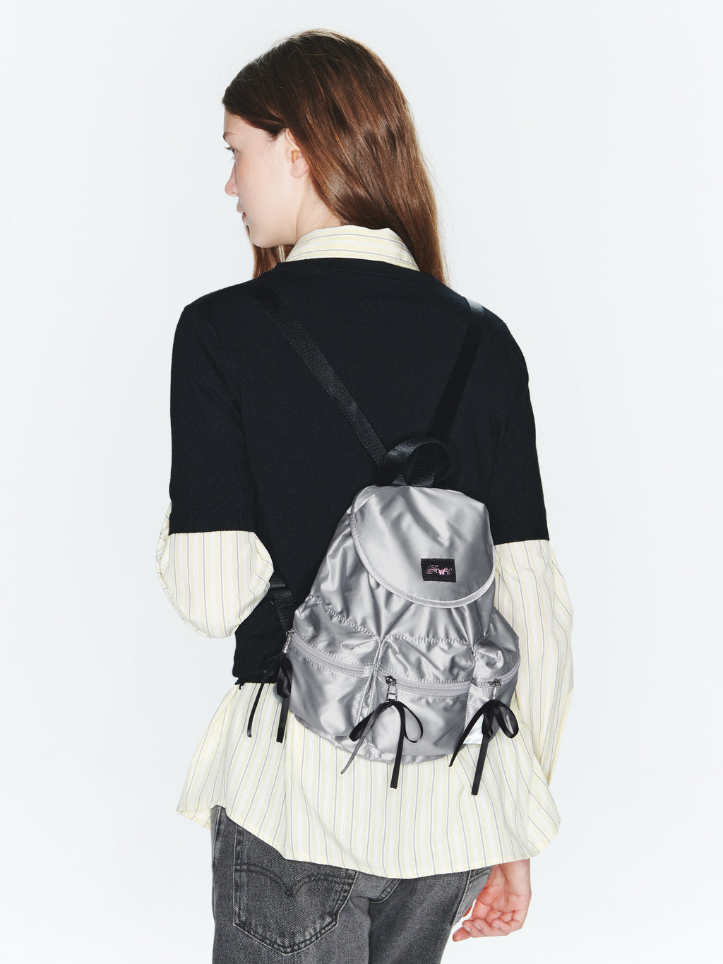 fennec Berry Pocket Backpack / silver