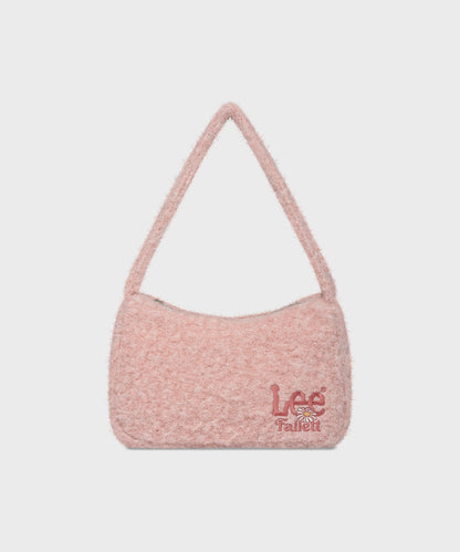 [Fallett x Lee] Sun Flower Logo Hobo Bag / pink