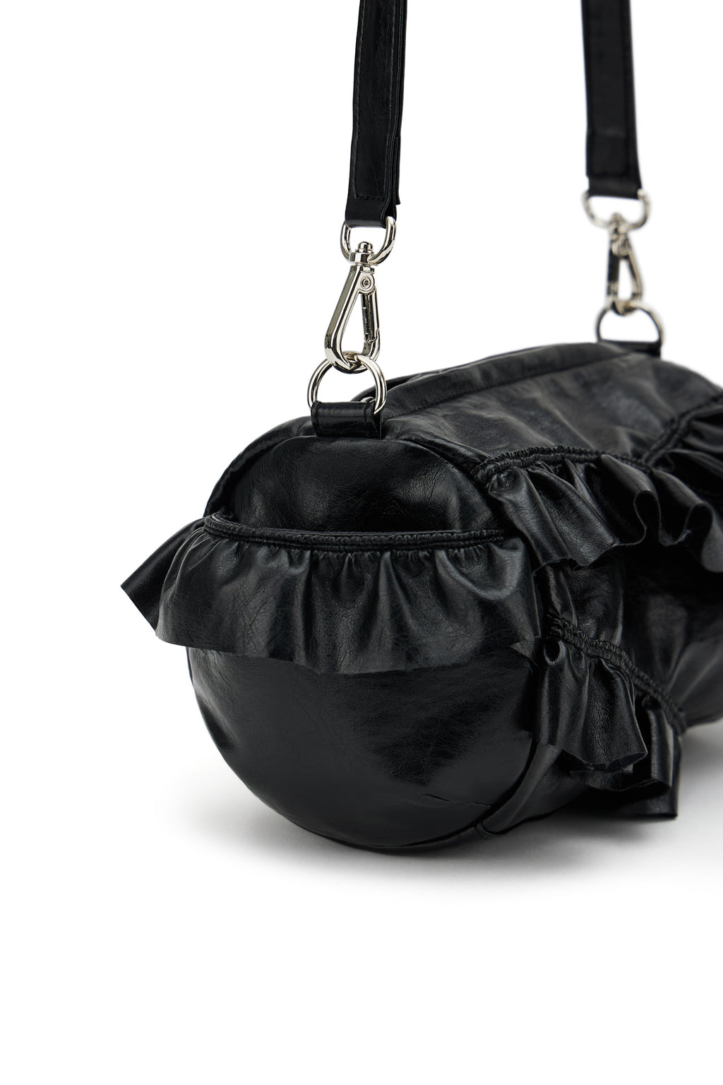 POCKET MINI FRILL BAG / 2COLORS