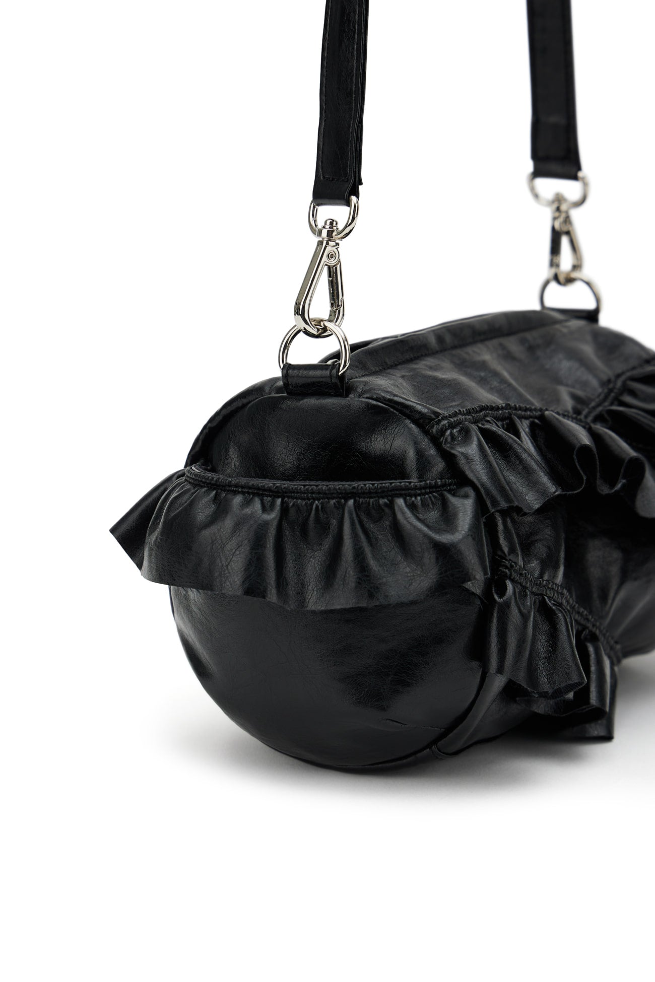 POCKET MINI FRILL BAG / 2COLORS