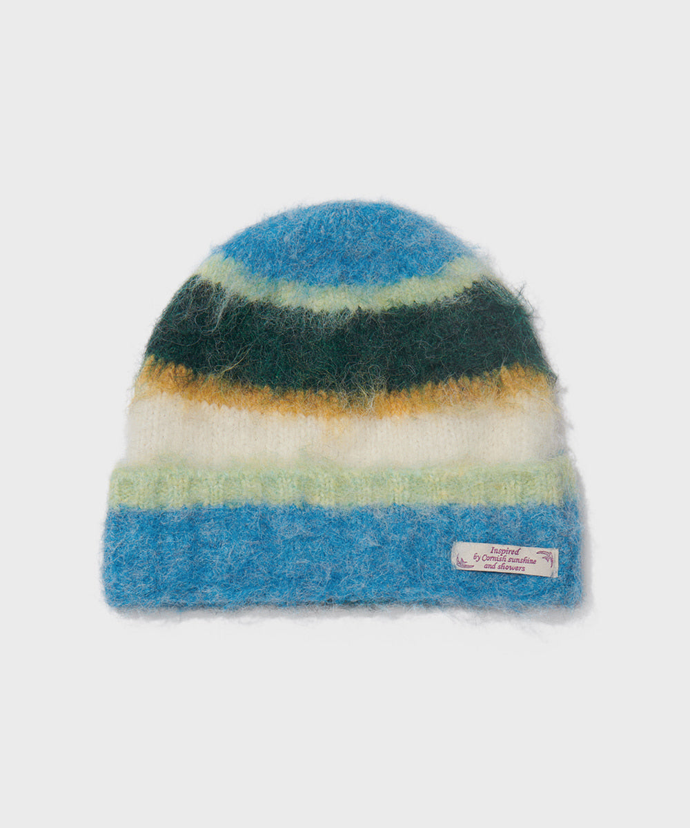 Rockfish Stripe Shaggy Beanie / 5colors