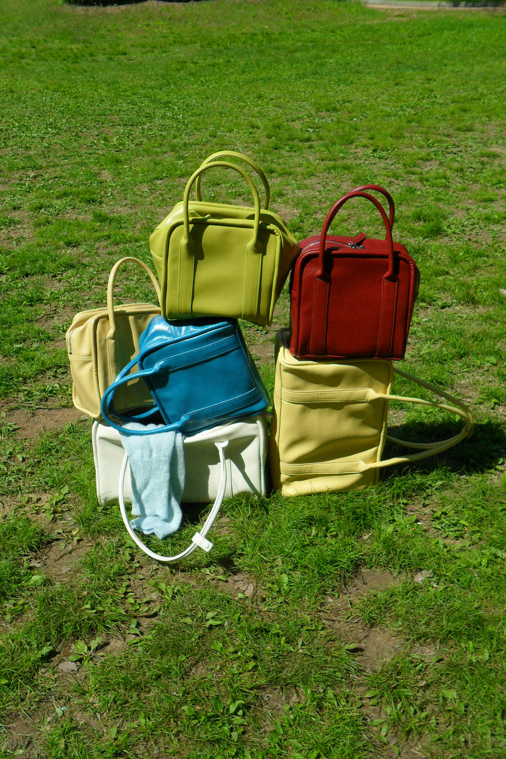 Yeomim mini box bag / aqua