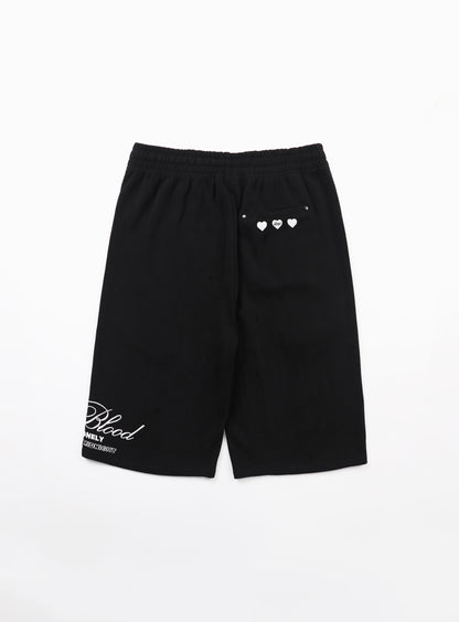 BADBLOOD Classic Logo Bermuda Pants / Black