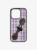 Pastel Check Toggle Case - Lilac (iPhone & Samsung Available)