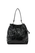DEINET D STITCH PADDING MINI BAG IN BLACK