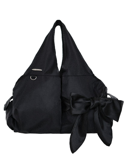 siweol Bow Shoulder Bag - black