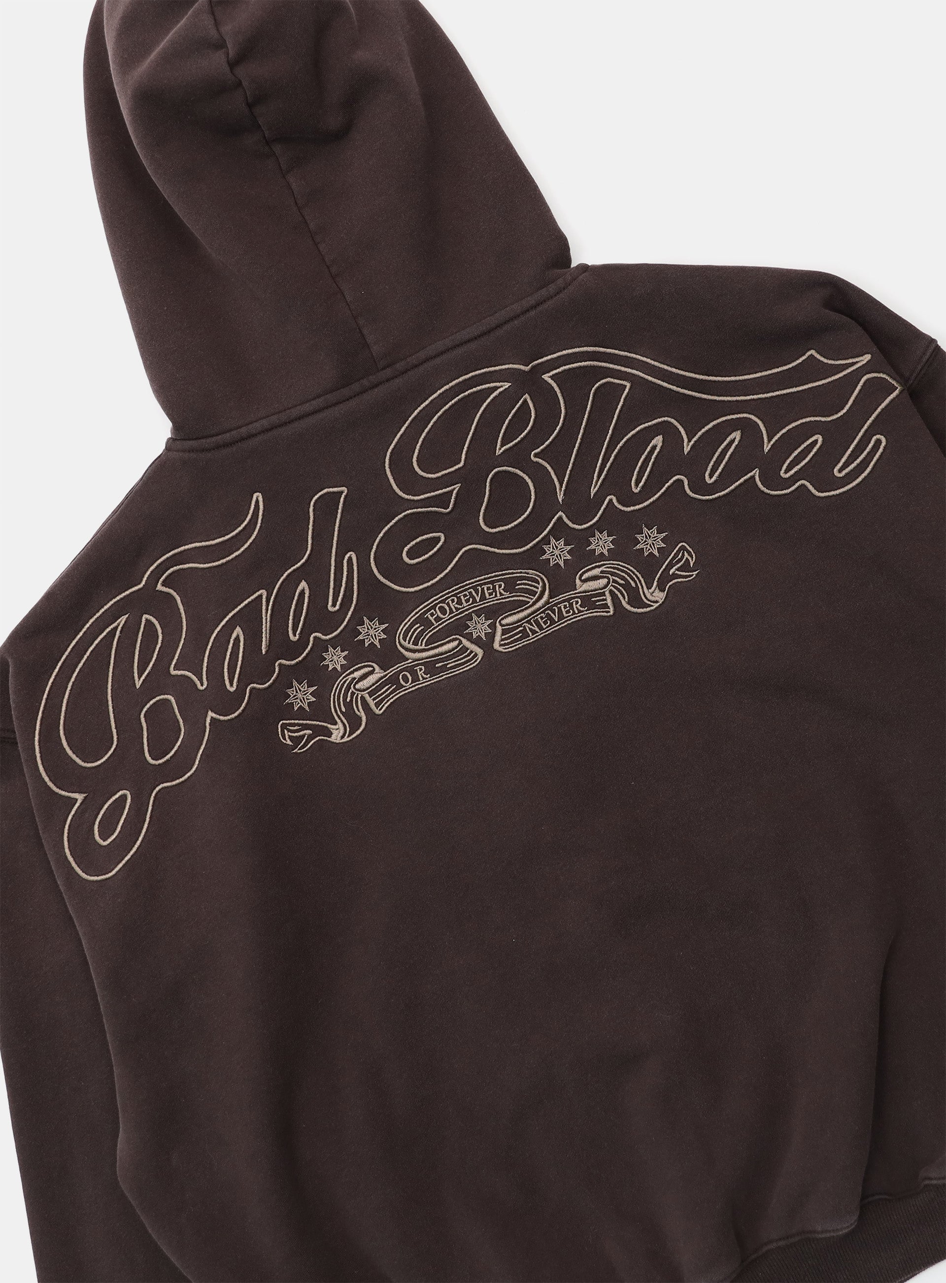 [25SS] BADBLOOD Mystic Capsule Hood Zip-Up / Brown