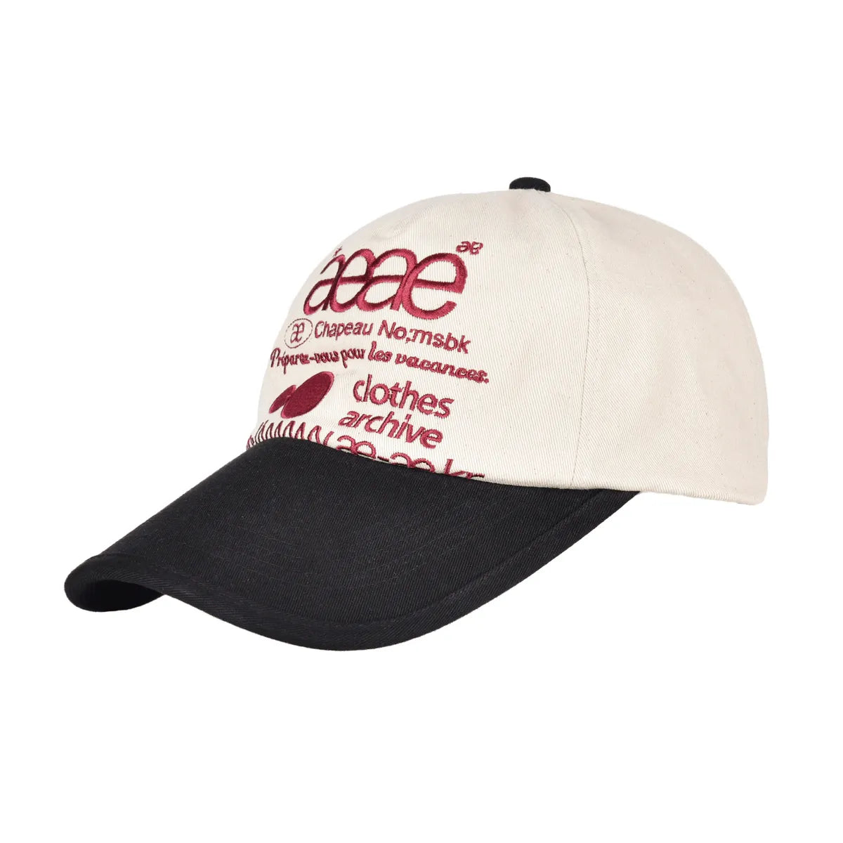 WEB LOGO 5 PANNEL BALL CAP / 6COLORS