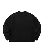 niceghostclub TORNADO LOGO KNIT_BLACK