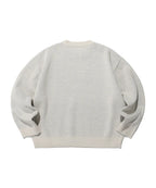 niceghostclub TORNADO LOGO KNIT_IVORY