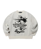 niceghostclub TORNADO LOGO KNIT_IVORY