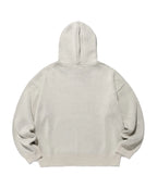 3STARS LOGO KNIT HOODIE_IVORY