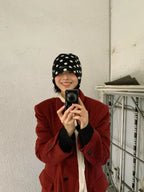 niceghostclub POLARFLEECE BEANIE HAT_DOT